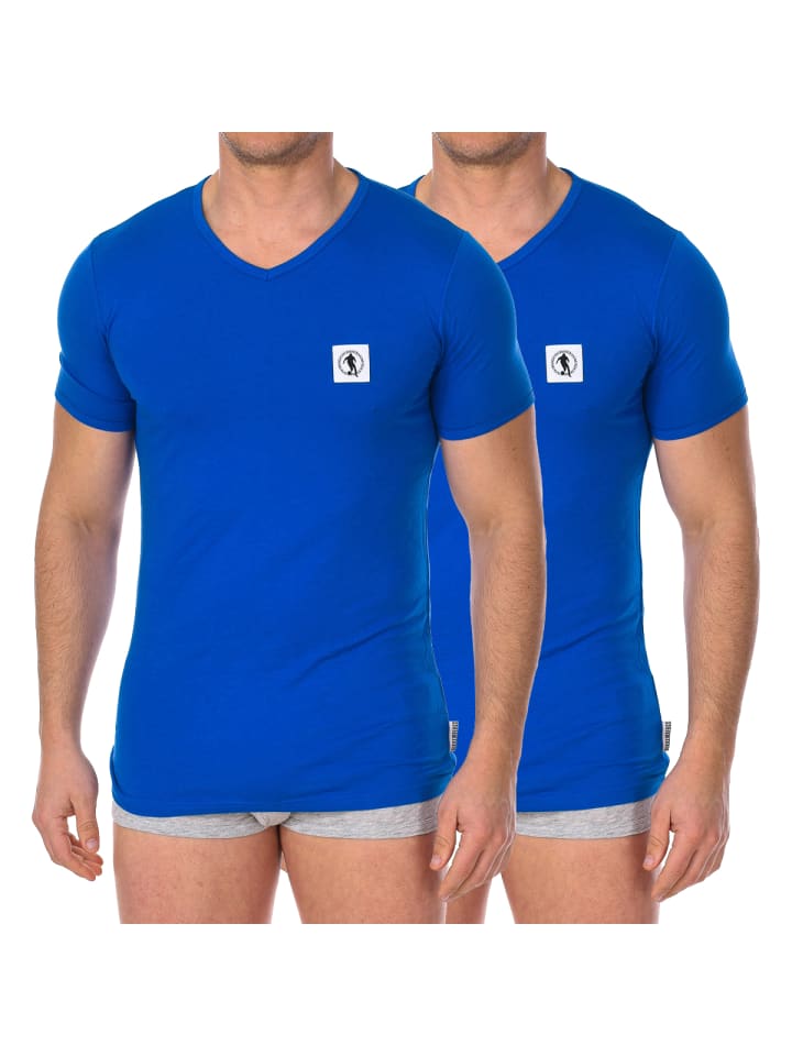 

Майка Bikkembergs, синий
