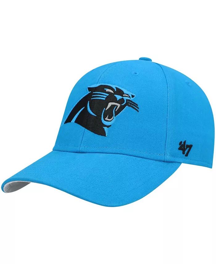 

Мальчики Синяя Carolina Panthers Базовая MVP Регулируемая Кепка '47 Brand