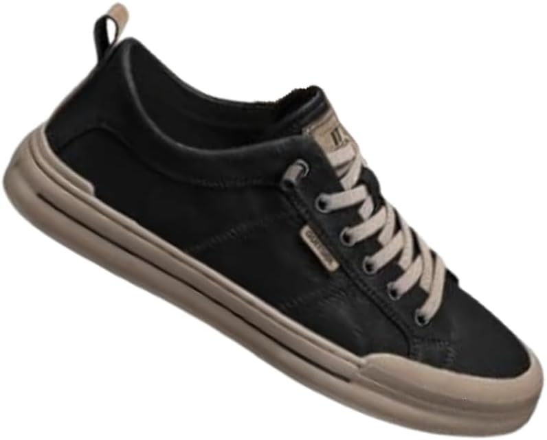 

Компактные и удобные мужские спортивные кроссовки с цельным дизайном, противоскользящей резиновой подошвой и верхом из ПУ. Модные и повседневные Fmshi, черный