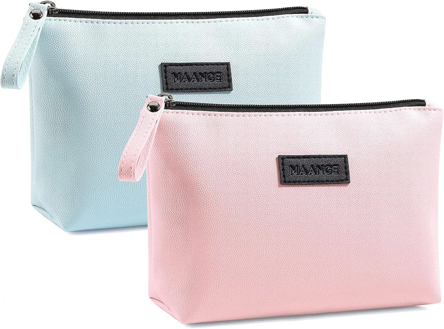 Маленькая косметичка из искусственной кожи от MAANGE Maange, Pink + Blue