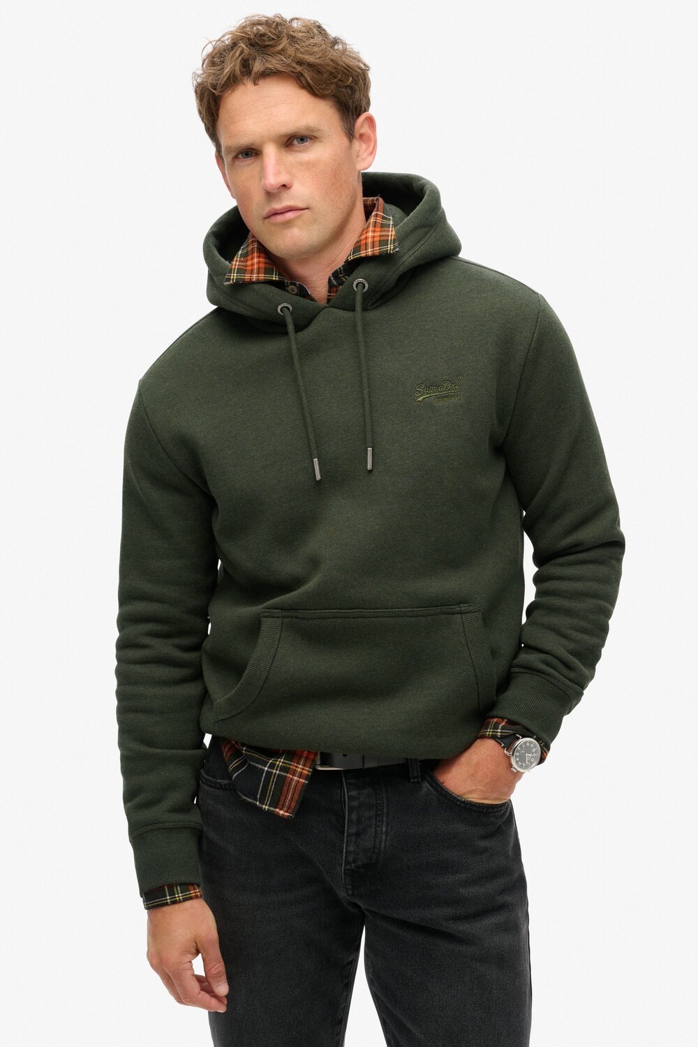 

Толстовка с логотипом Essential Superdry, зеленый