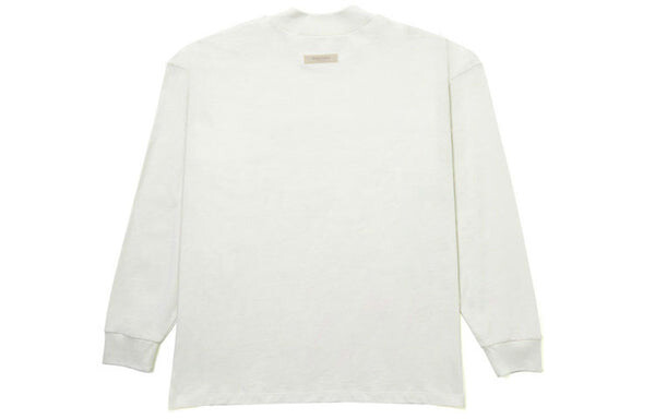 Футболка fw21 innersect long sleeve logo tee 'mozzarella' Fear Of God Essentials, бежевый — фото 3
