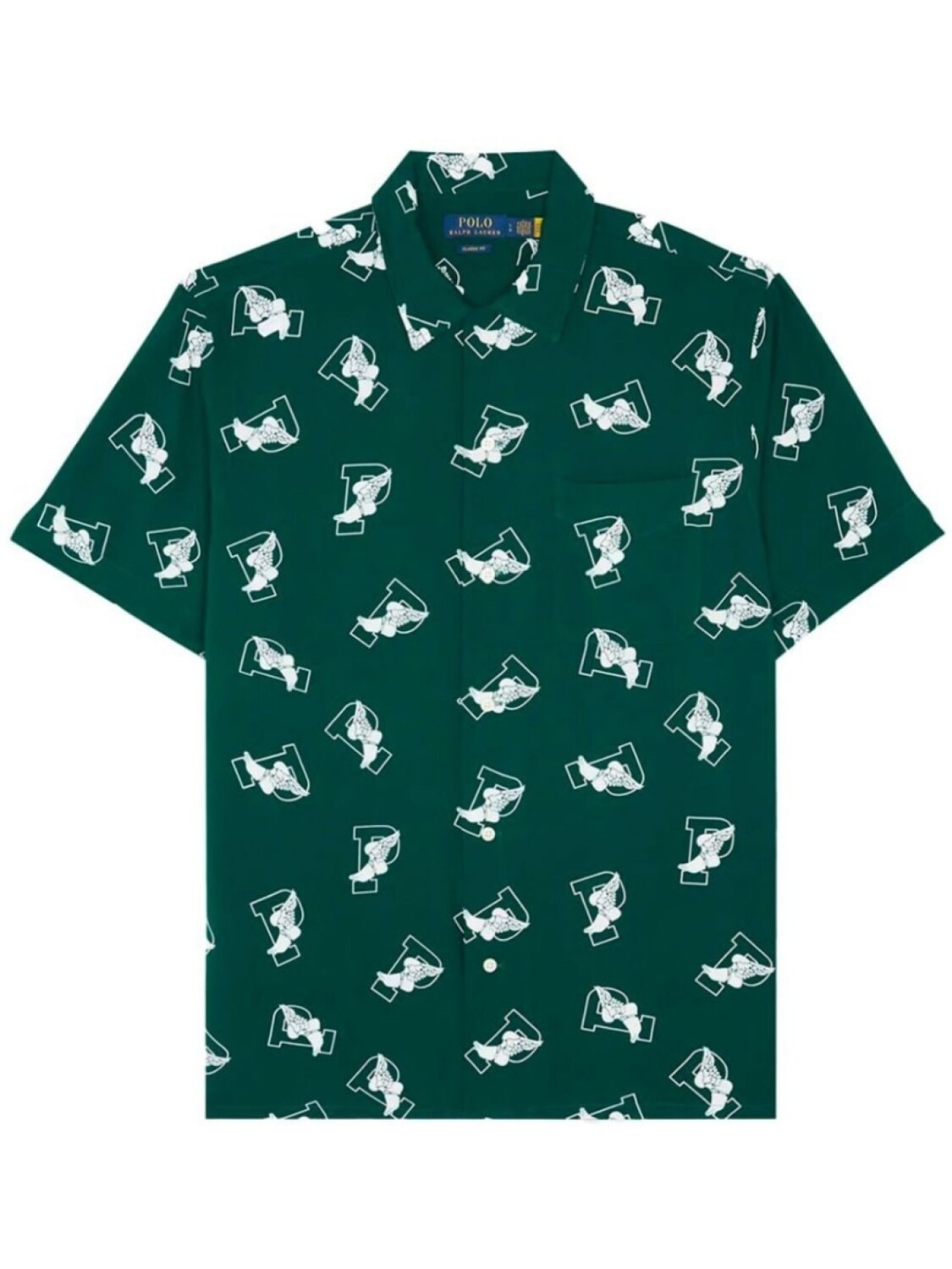 

Polo Ralph Lauren футболка с принтом P-Wing, зеленый
