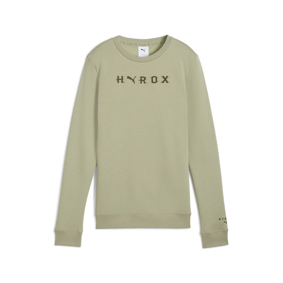 

Спортивная толстовка PUMA Puma x Hyrox, цвет Olive/Pastel green