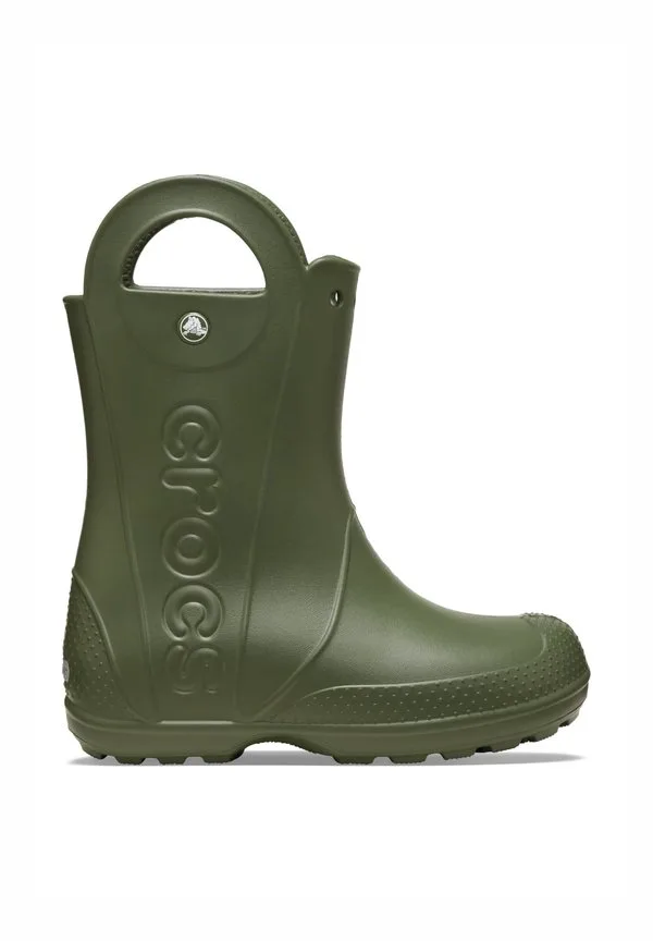 Детские резиновые сапоги-дождевики для детей Crocs, Army Green