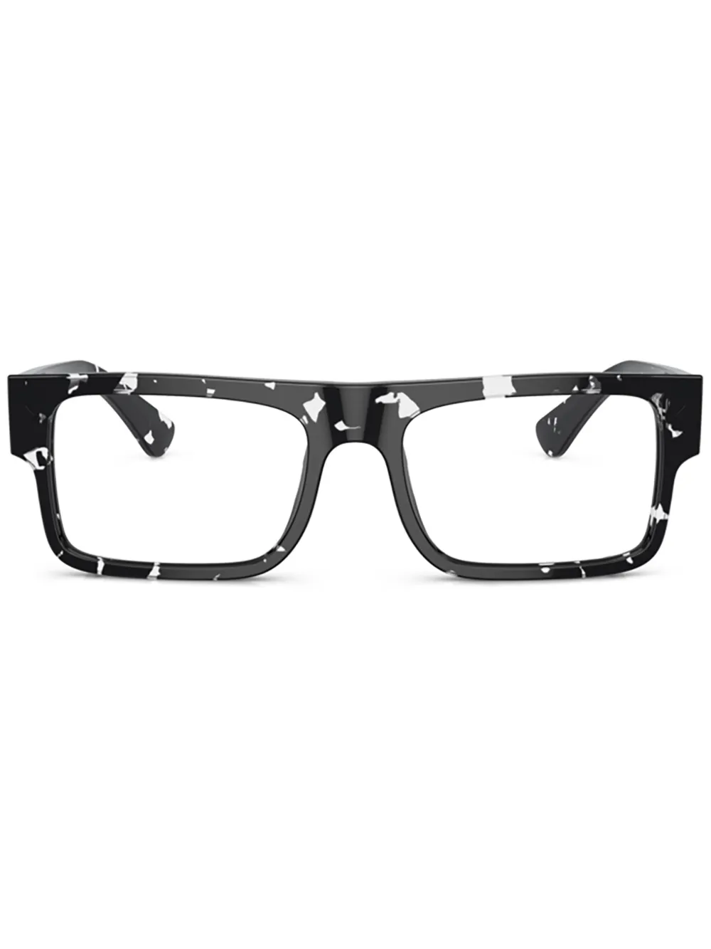 

Очки PR A01V Havana Black Transparent Prada Eyewear, черный