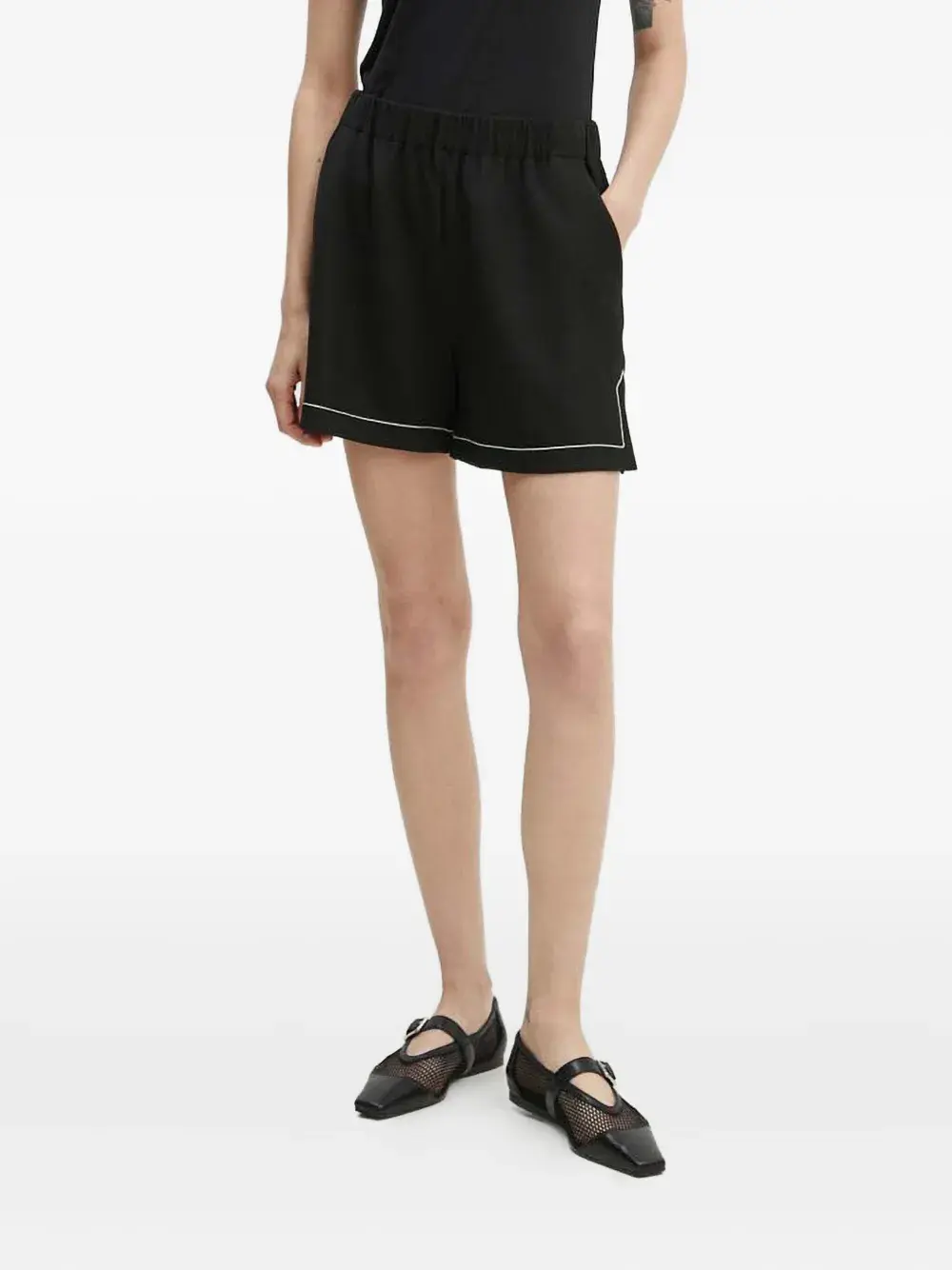 

Шорты с боковыми карманами Theory, черный