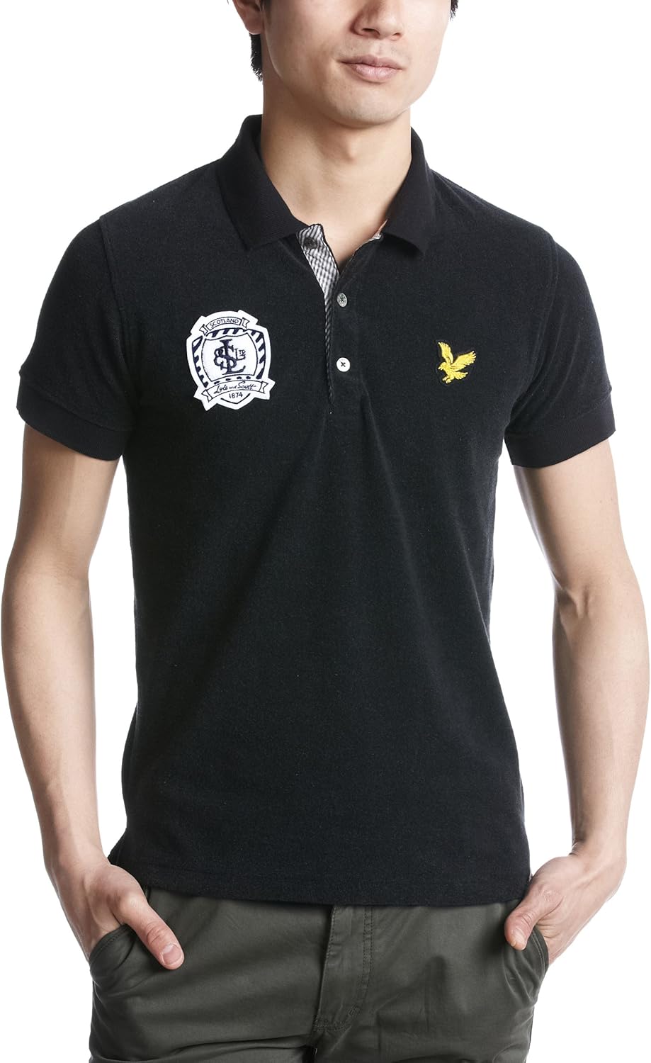 

Морская поло Lyle & Scott Pile, черный