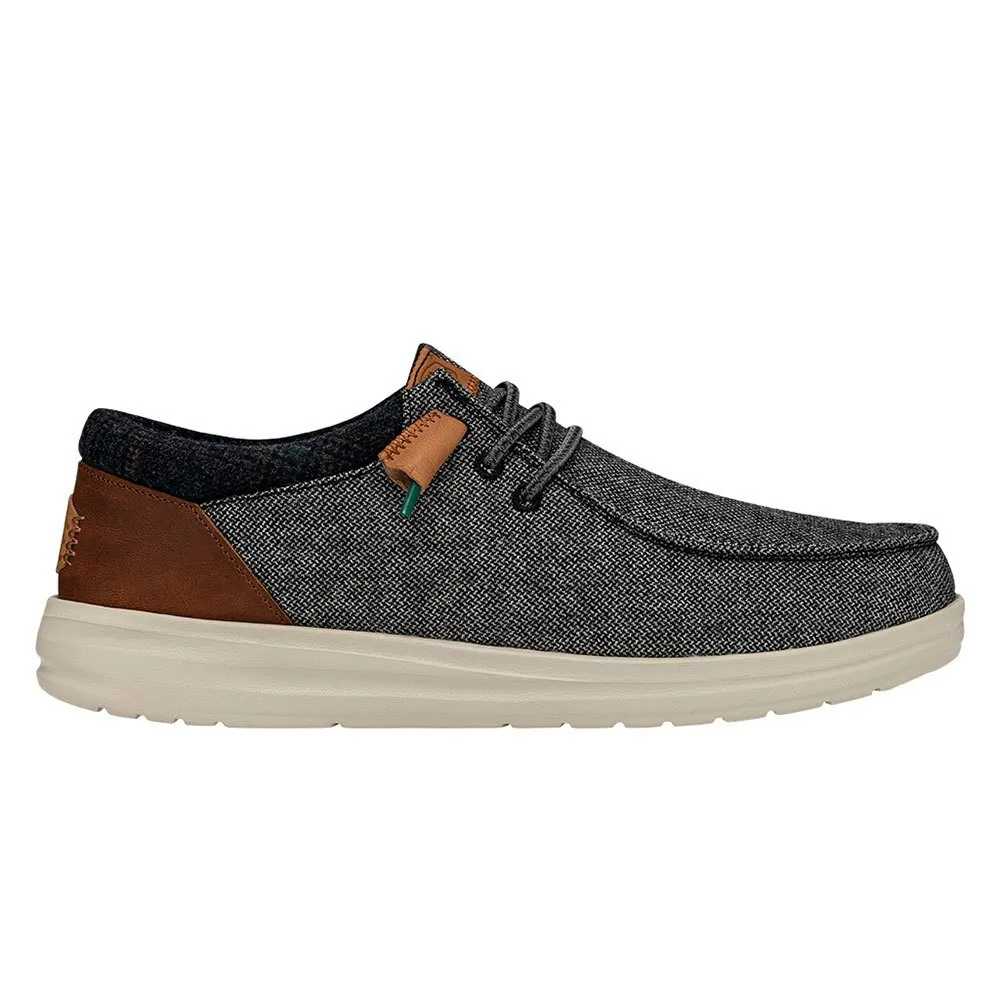 Лоферы Hey Dude Wally Grip Wool boat shoes, серый — фото 4