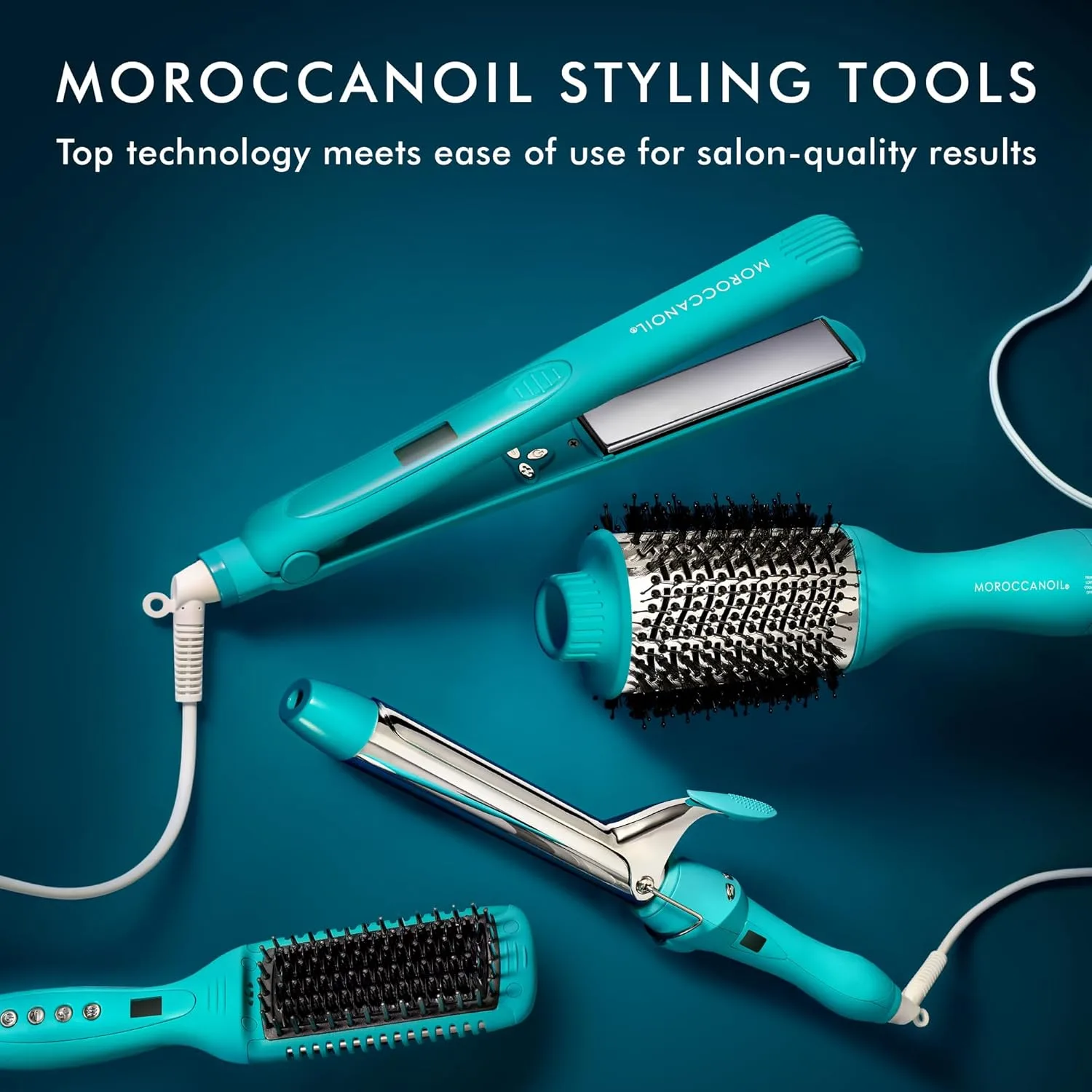 Нагревательная щетка Moroccanoil Smooth Style Ceramic и набор Perfect Defense — фото 4