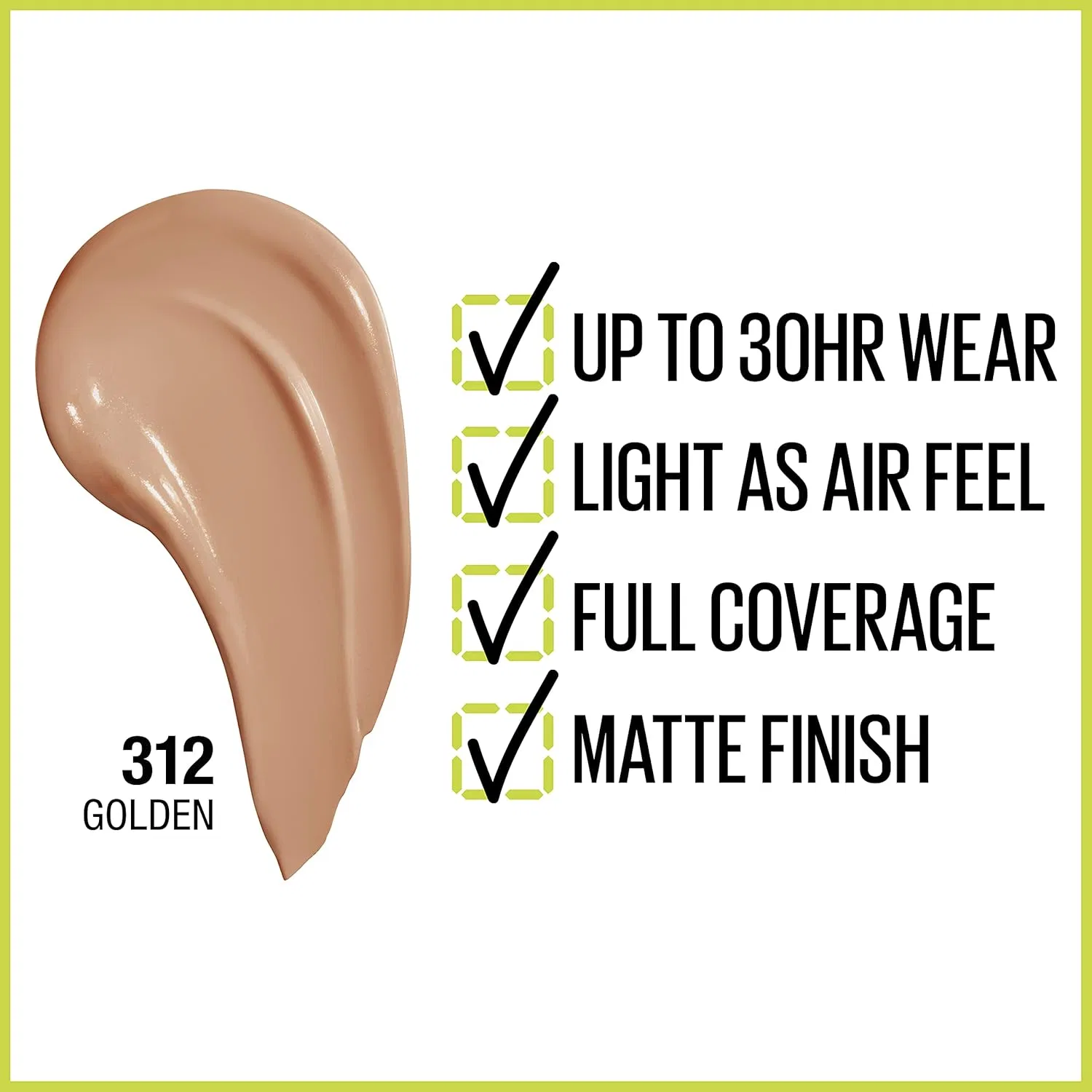 Тональное средство Maybelline Super Stay Full Coverage, Natural Ivory, 29.57 мл — фото 2