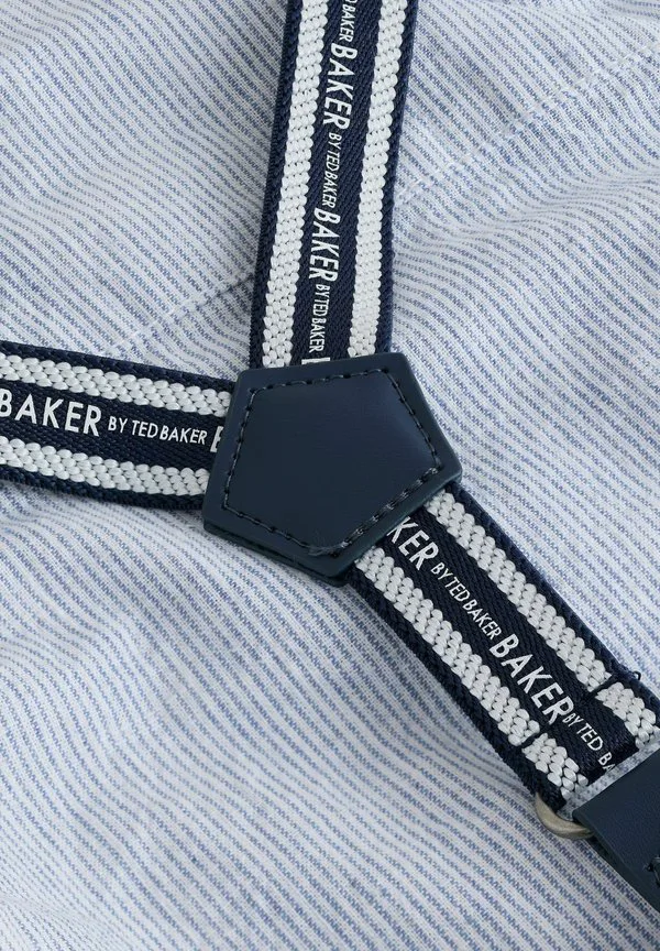 Рубашка в полоску стандартного кроя Baker By Ted Baker, Navy — фото 4