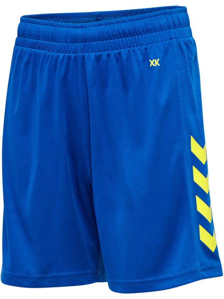 Спортивные штаны Hummel Verstellbare Taille Shorts Hmlcore Multisport Kinder, цвет TRUE BLUE/BLAZING YELLOW — фото 4