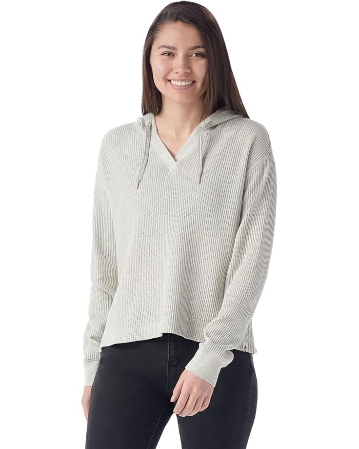 

Худи Smartwool Waffle Hoodie, цвет Ash Heather