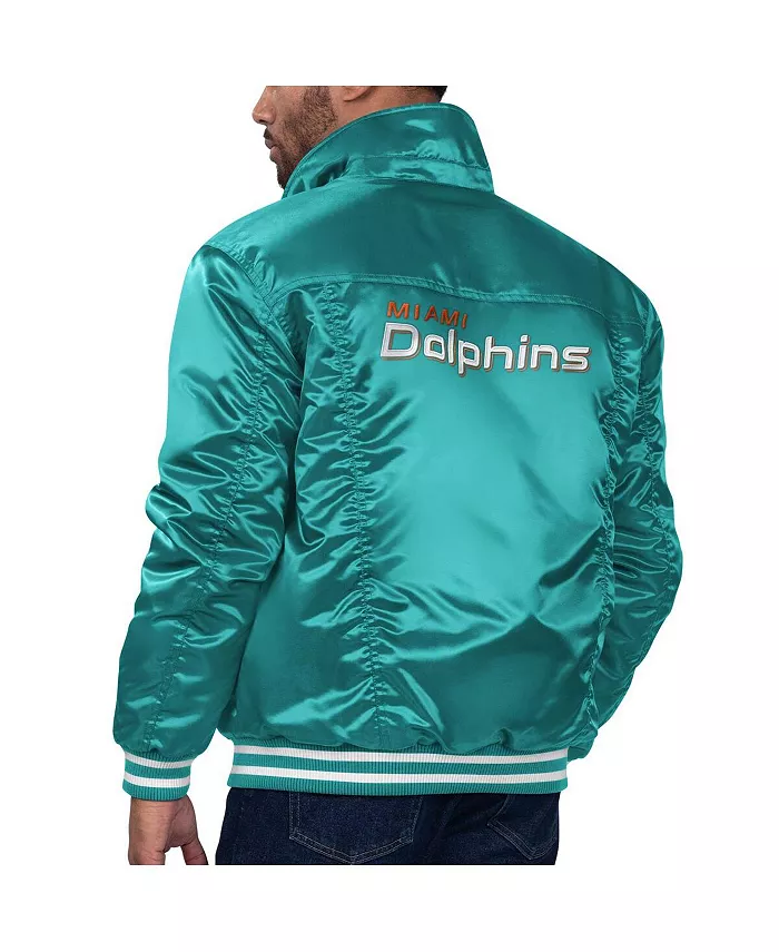 Levi’s x Starter Мужская куртка Aqua Miami Dolphins Silver Tab Trucker на молнии Levi's — фото 3