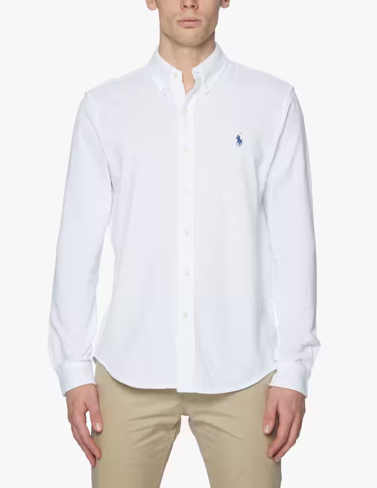 

Поло Камиша в полулёгком весе Polo Ralph Lauren, белый