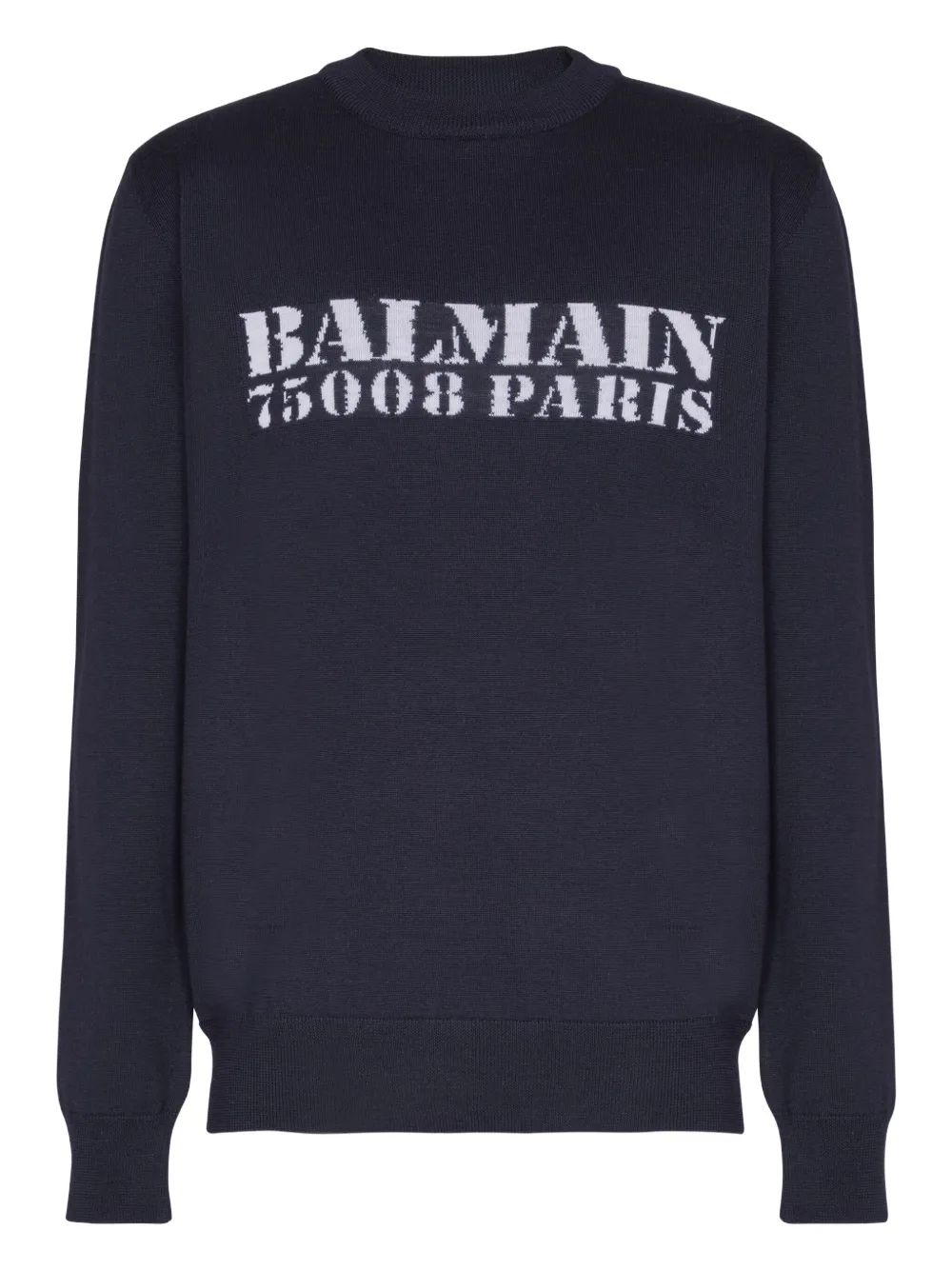 

Джемпер с логотипом BALMAIN, синий