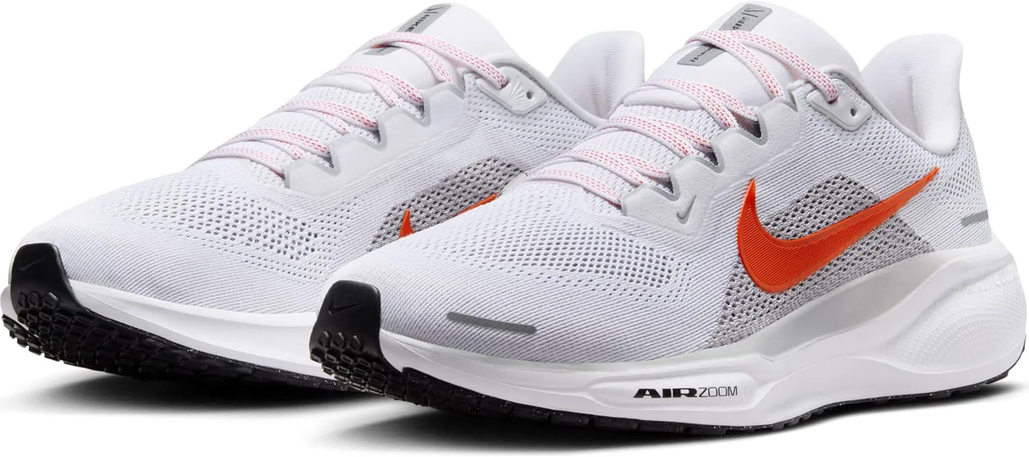 Мужские беговые кроссовки Nike Pegasus 41, белый/серый/черный/красный — фото 2