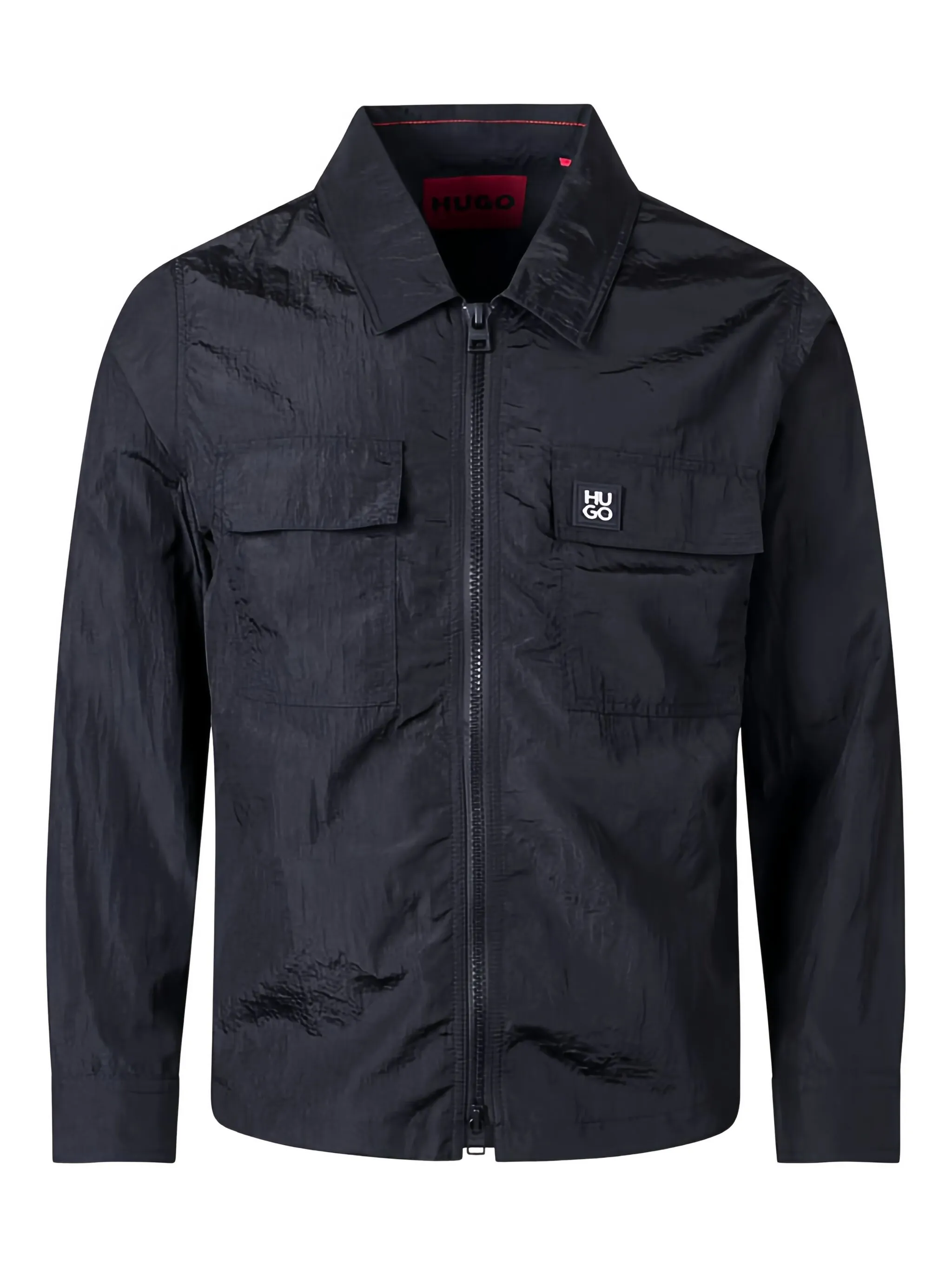 

Толстовка на молнии с нашивкой-логотипом Hugo, черный