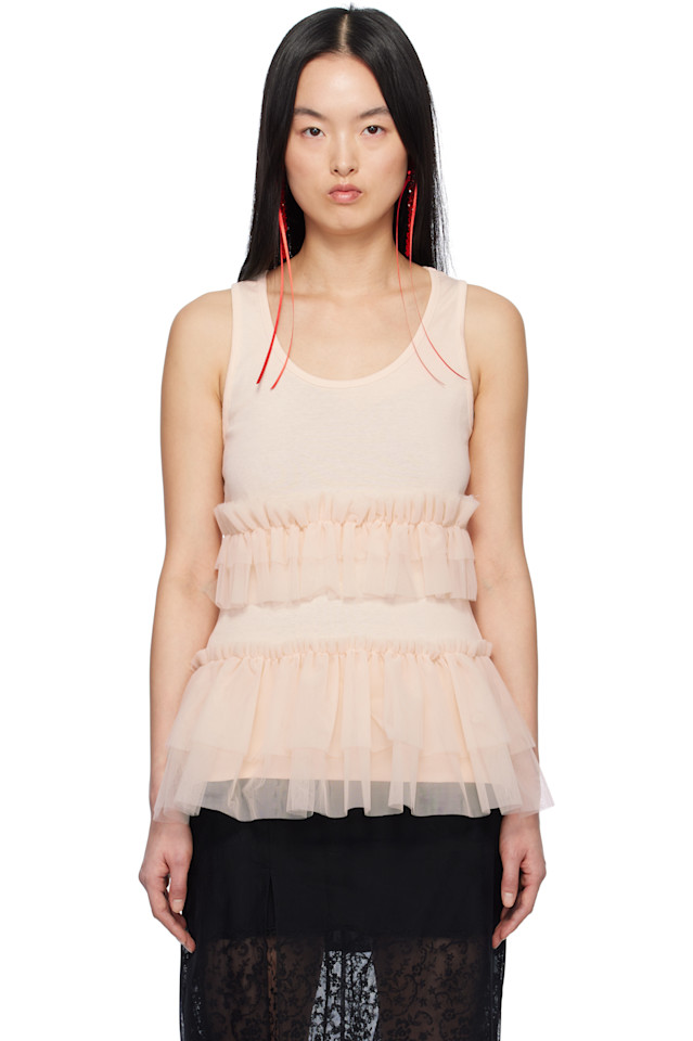 

Топ-танк с юбкой Simone Rocha, розовый