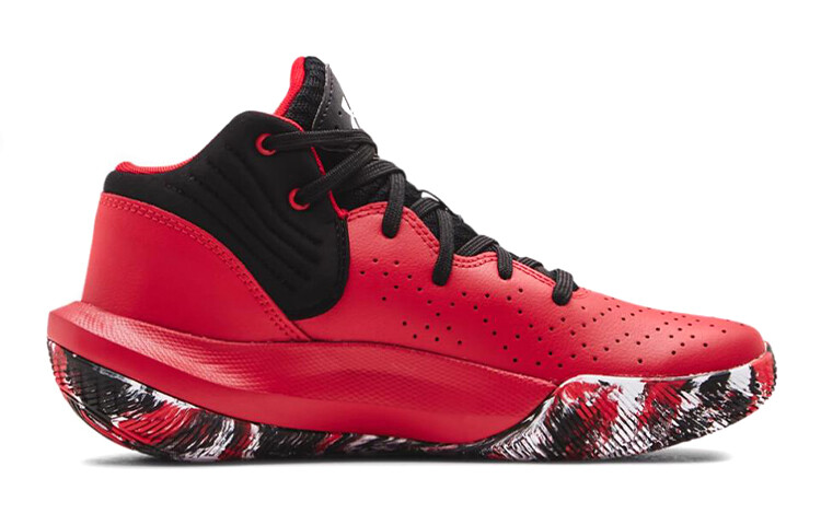 Баскетбольные кроссовки Jet "21 Kids GS Mid-top Red Under Armour — фото 2