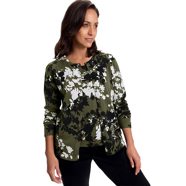 

Кардиган женский плюс сайз Jessica London, Dark Olive Green
