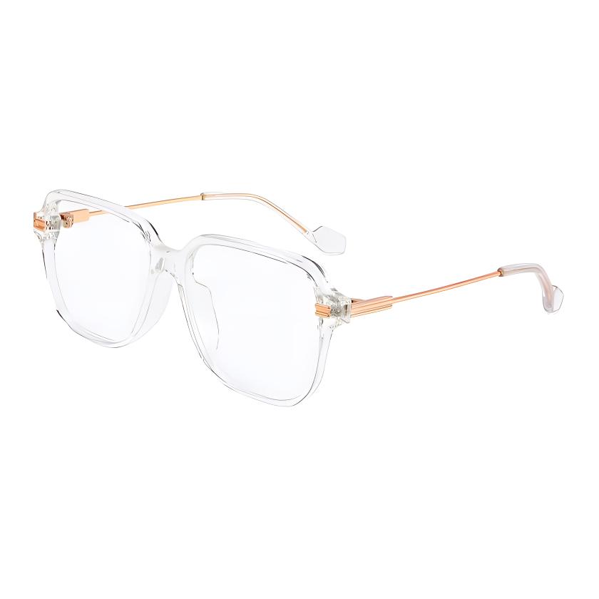 

PARMU Квадратные очки в оправе TR90 унисекс, Transparent Frame
