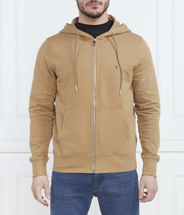 

Джемпер 1985 года с капюшоном на молнии Regular fit Tommy Hilfiger, коричневый