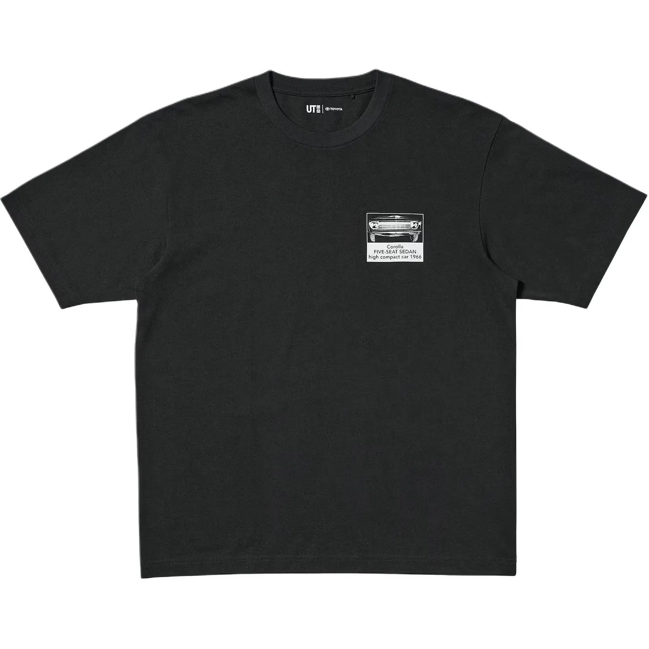 Футболка унисекс x TOYOTA, SS26 UNIQLO, Black