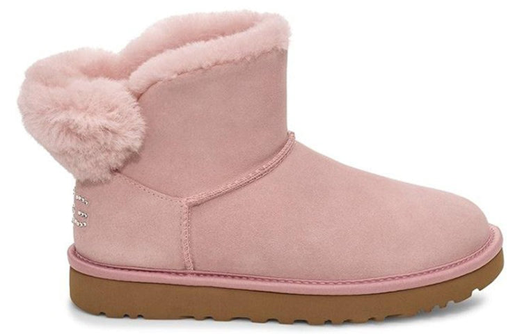 Ботинки зимние UGG WMNS Classic Bling Mini, розовый — фото 3