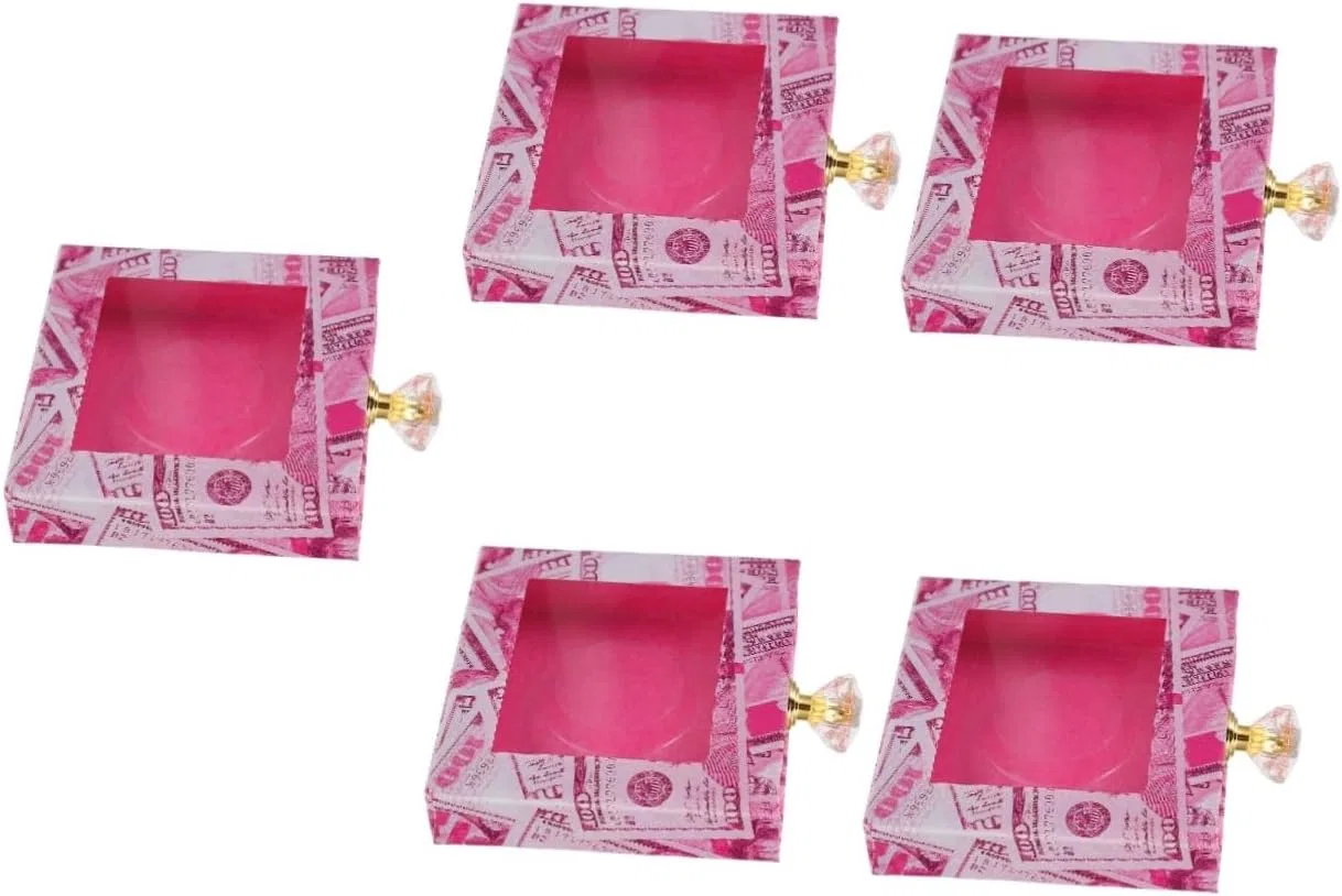 Косметичка для ресниц 3 шт картонная складная 10x8 см No Brand