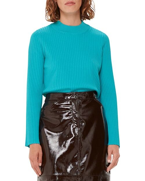

Свитер с рифлеными рукавами Whistles, цвет Blue