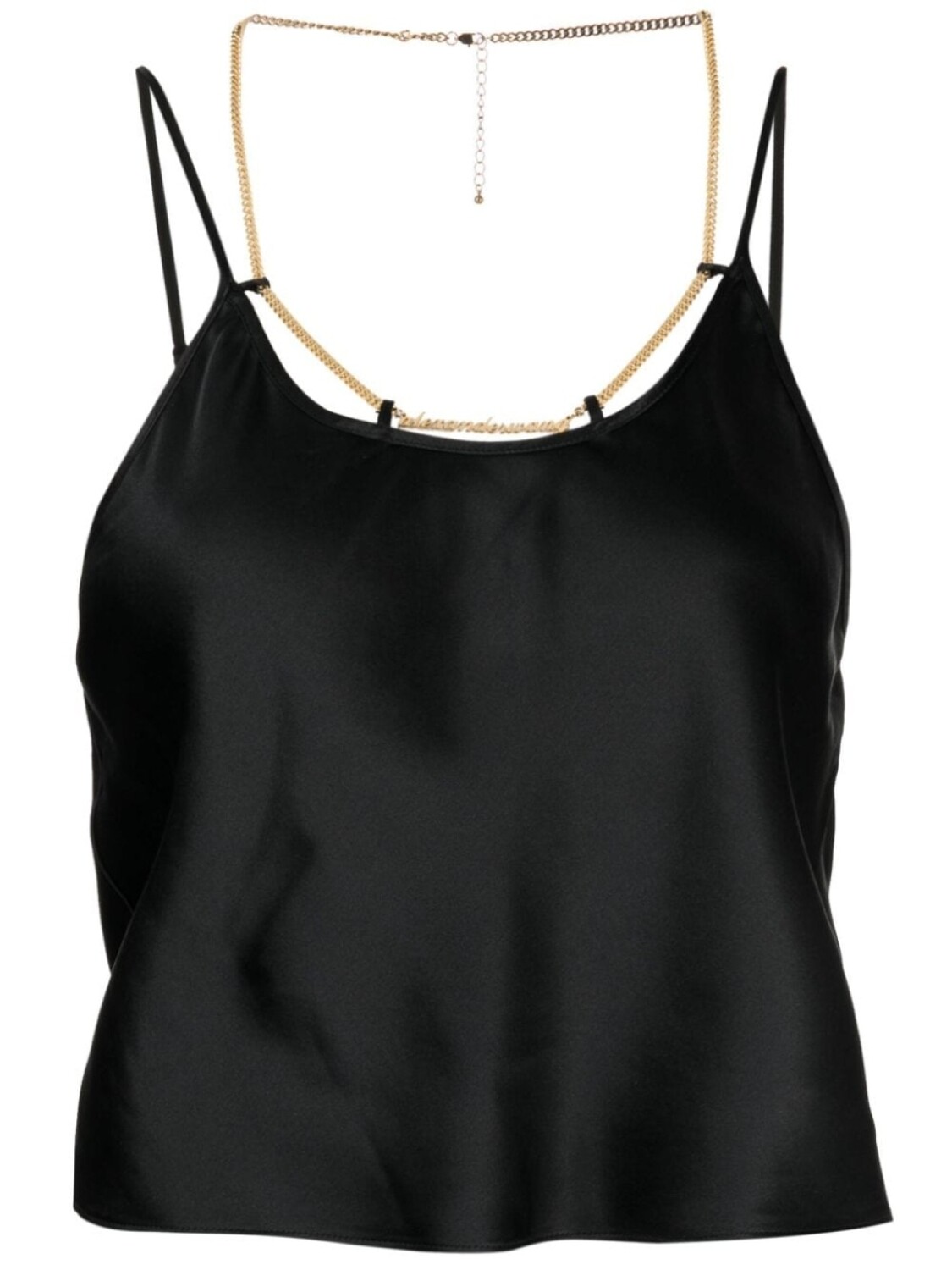 

Alexander Wang топ с цепочкой, черный