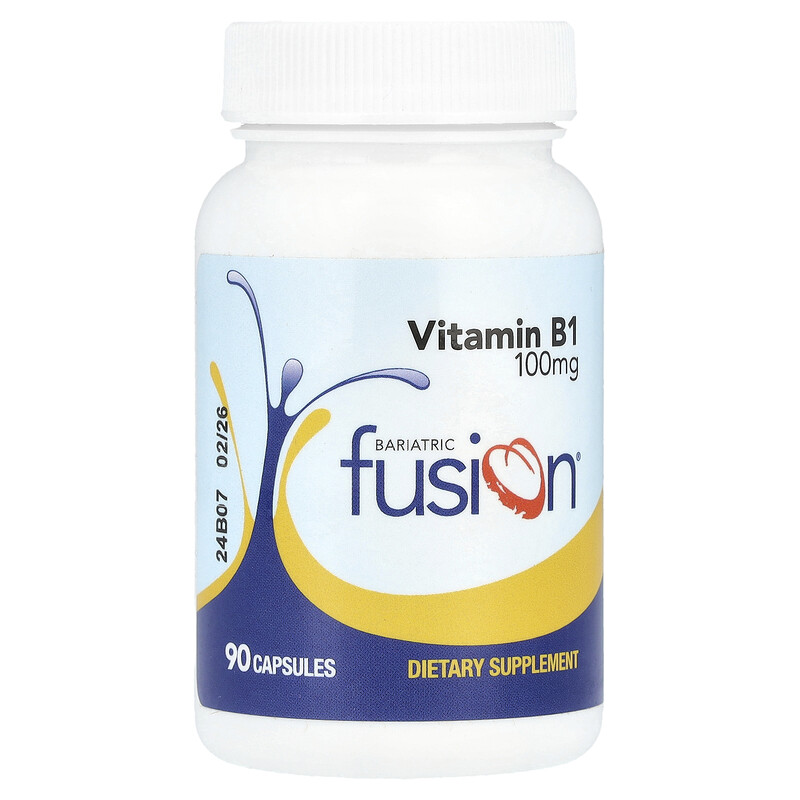 

Bariatric Fusion, Витамин B1, 100 мг, 90 капсул