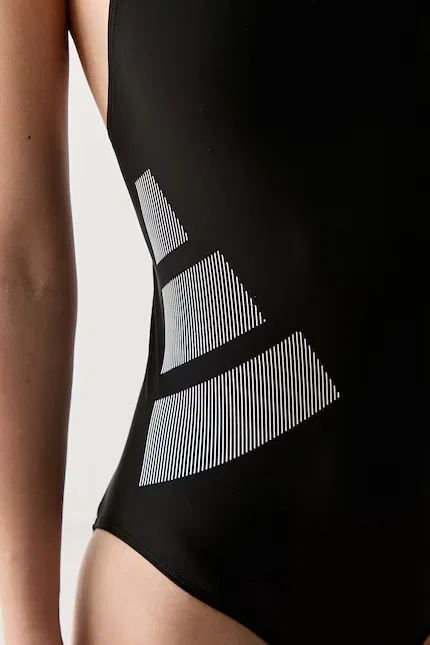 Купальник слитный INFINITEX Adidas Performance, черный — фото 4