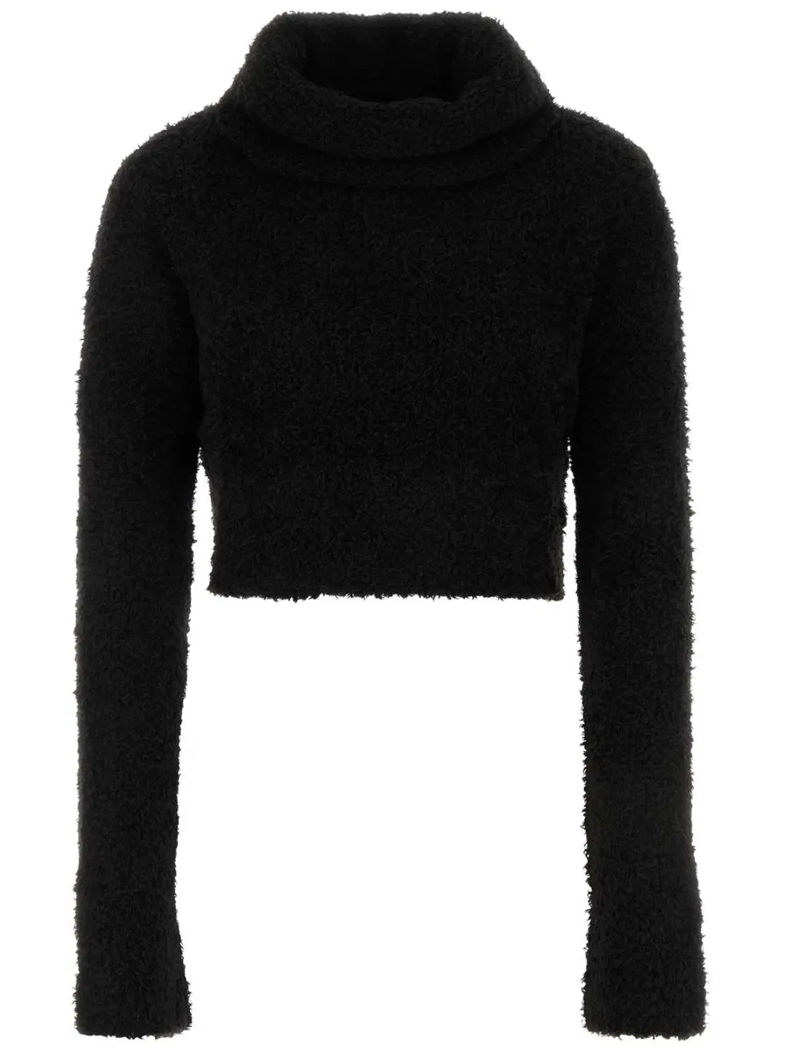 Фактурный джемпер Saint Laurent, черный