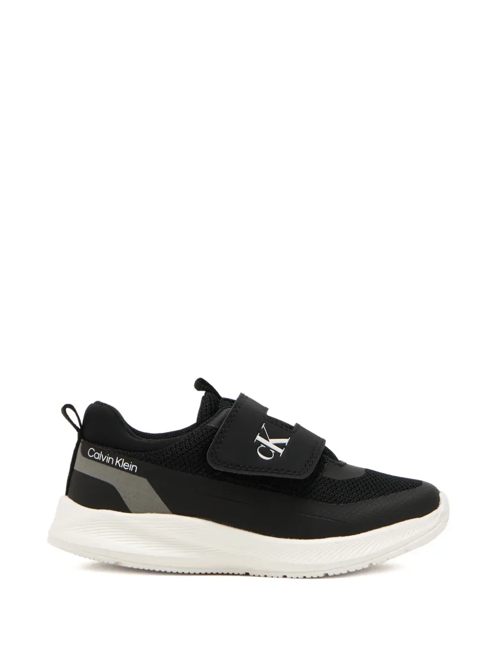 Кроссовки с логотипом на ремешке Calvin Klein Kids, черный