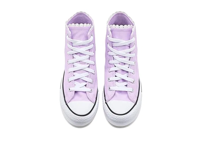 Кроссовки детские Converse Kids Chuck Taylor All Star Eva Lift Platform Bubble Flowers, Lavender Latte/White/Black — фото 3