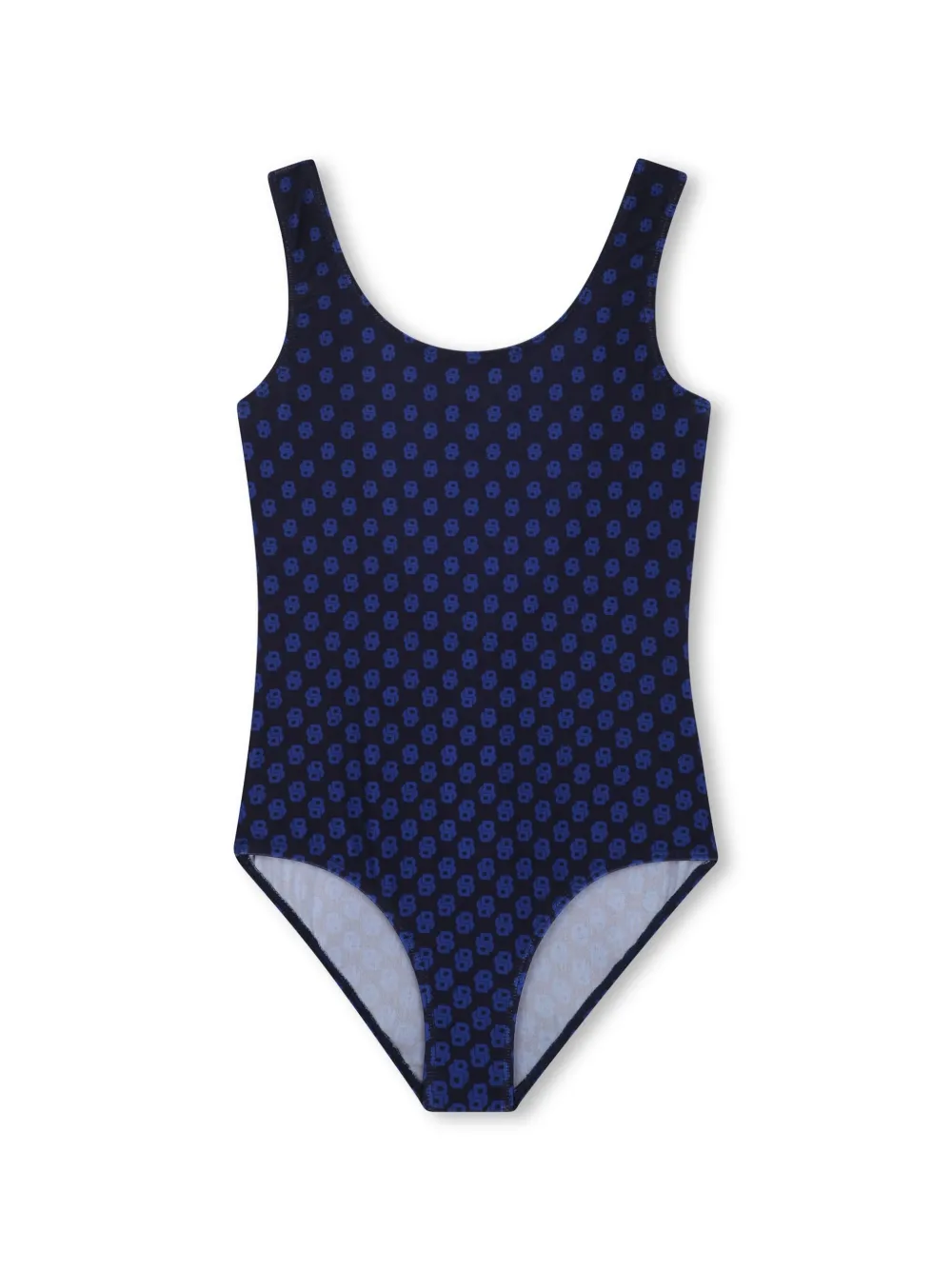 

Купальник с монограммой BOSS Kidswear, синий