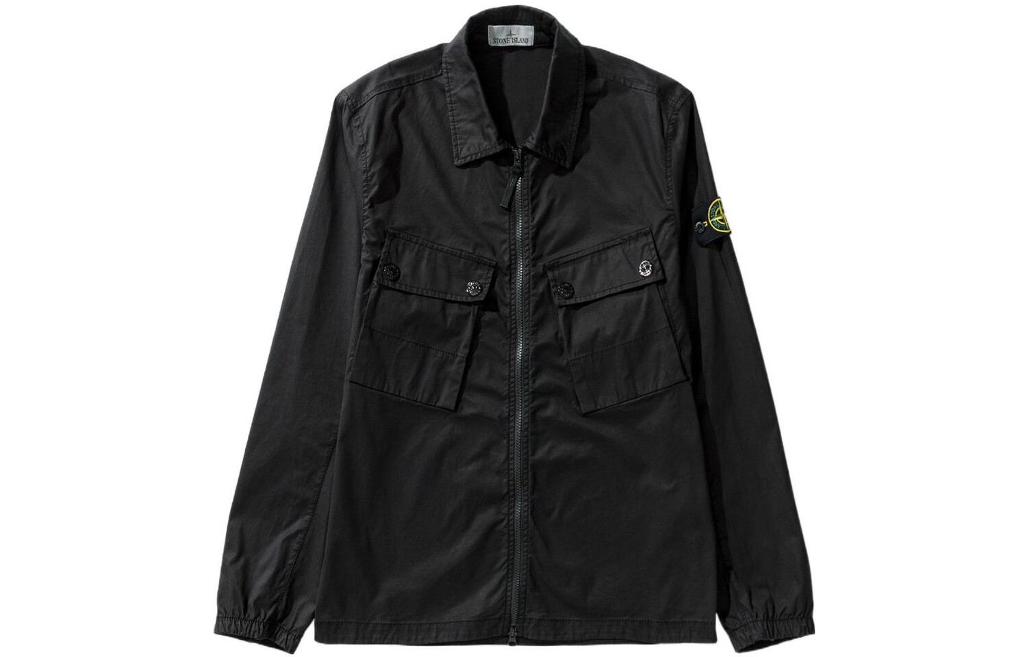 

Куртка мужская Stone Island с нашивкой логотипа, черный