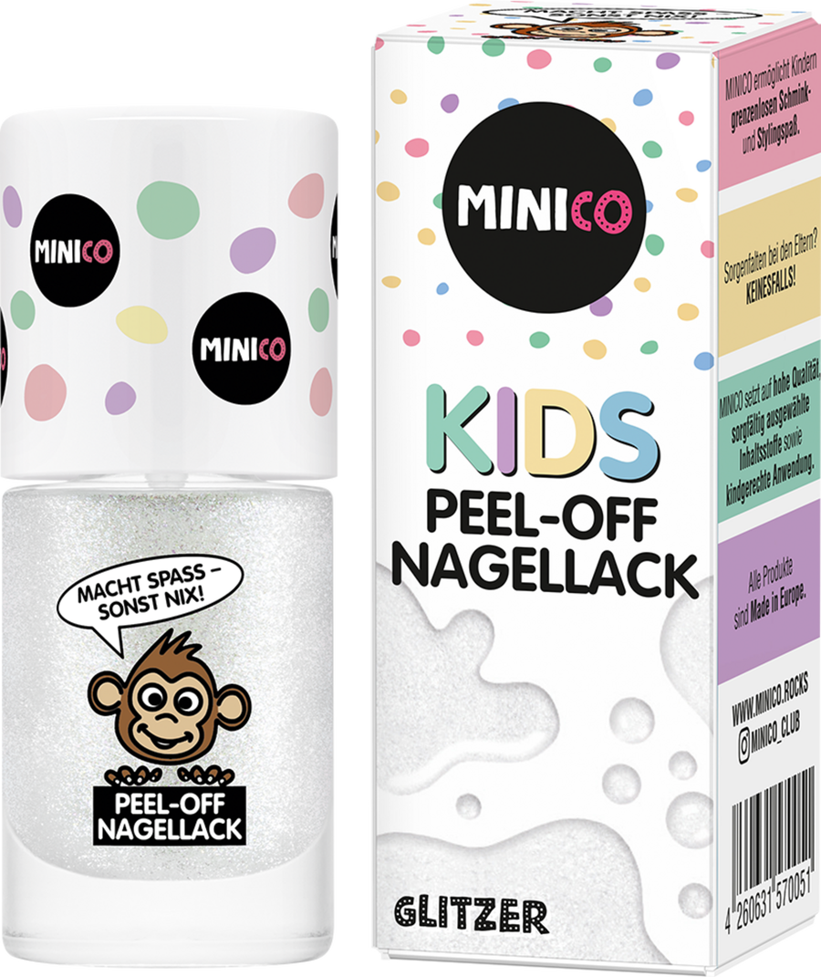 

Лак для ногтей MINICO Peel-Off Nagellack 01 Glitzer