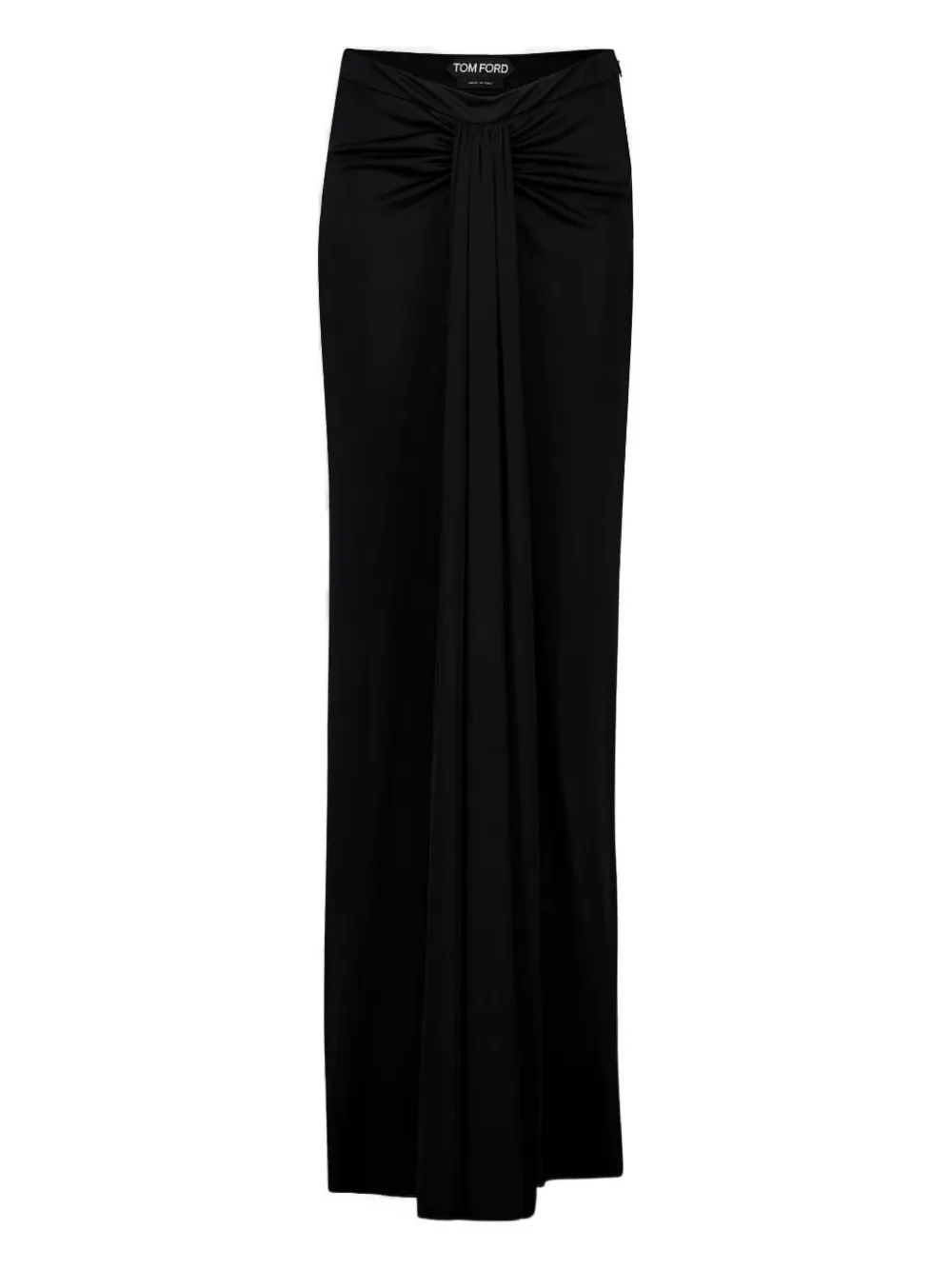 

Драпированная юбка макси со сборками TOM FORD, черный