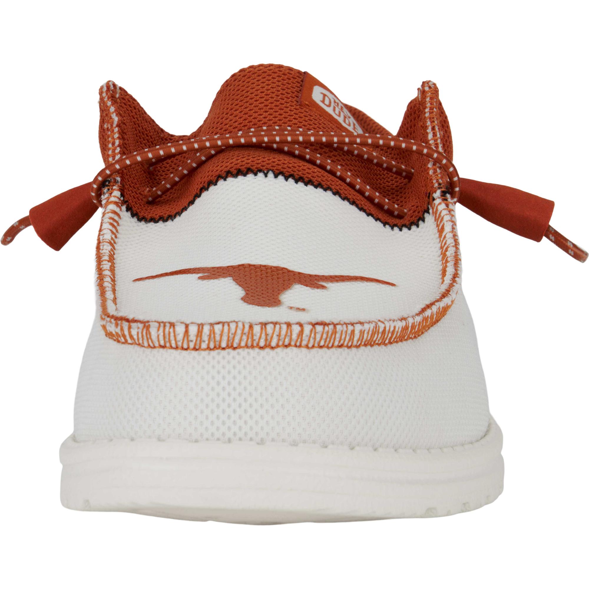 Мужские кроссовки Wally Tri Texas Longhorns Hey Dude, Burnt Orange — фото 4