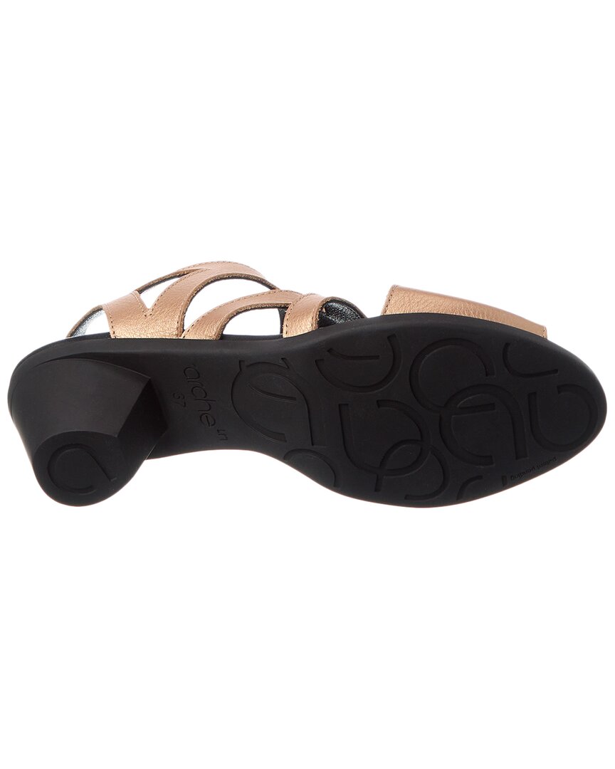 Arche Sorako Leather Sandal, коричневый — фото 4