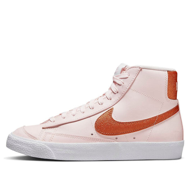 Кроссовки blazer mid '77 essential 'pink metallic copper' Nike, розовый