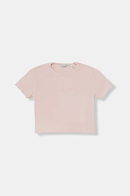 Футболка базовая хлопковая Guess, оранжевый