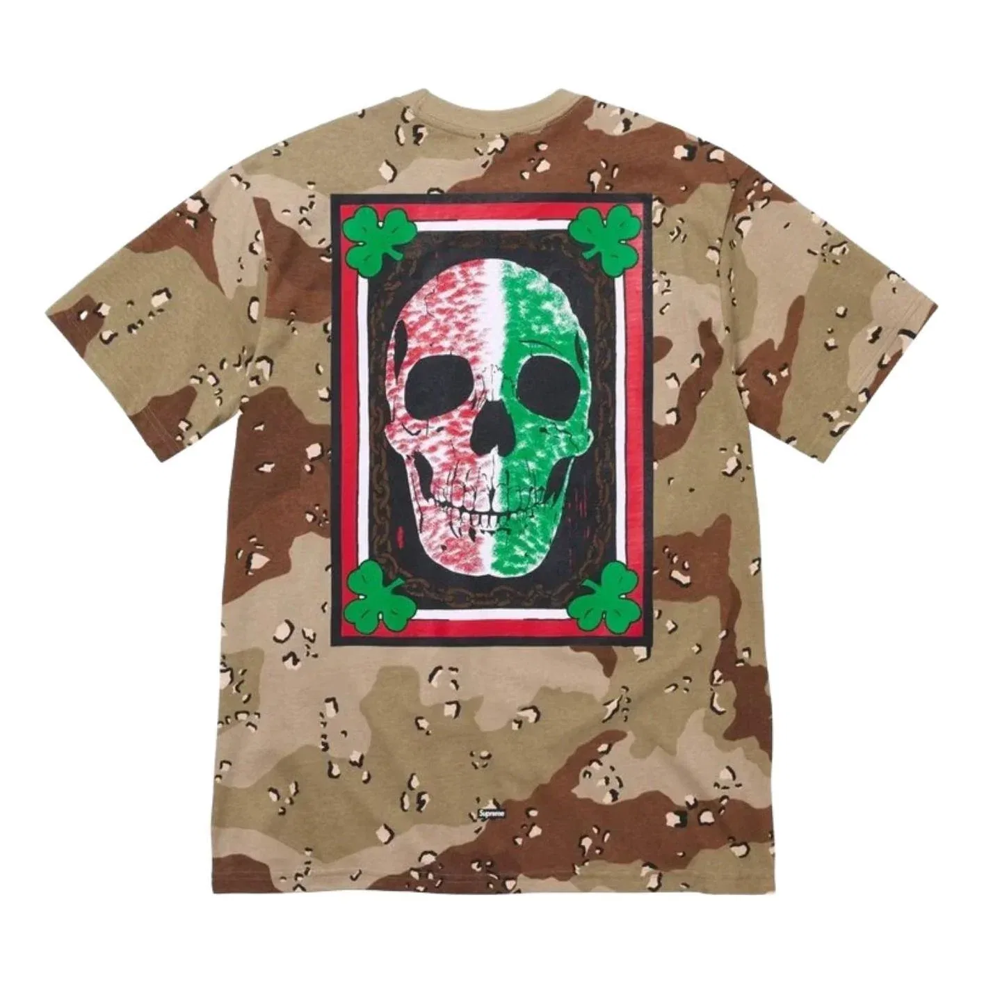 Футболка Supreme x Mike Kelley SS26 Banner 'Chocolate Chip Camo' SUP-SS26-173-CCMO, коричневый