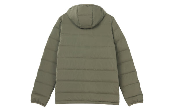 Пуховик adidas Outdoor Sports Slim Fit hooded down Jacket, коричневый — фото 2