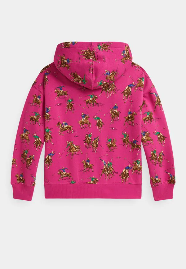 Толстовка из флиса с принтом в конном стиле 714y Polo Ralph Lauren, Pink — фото 2