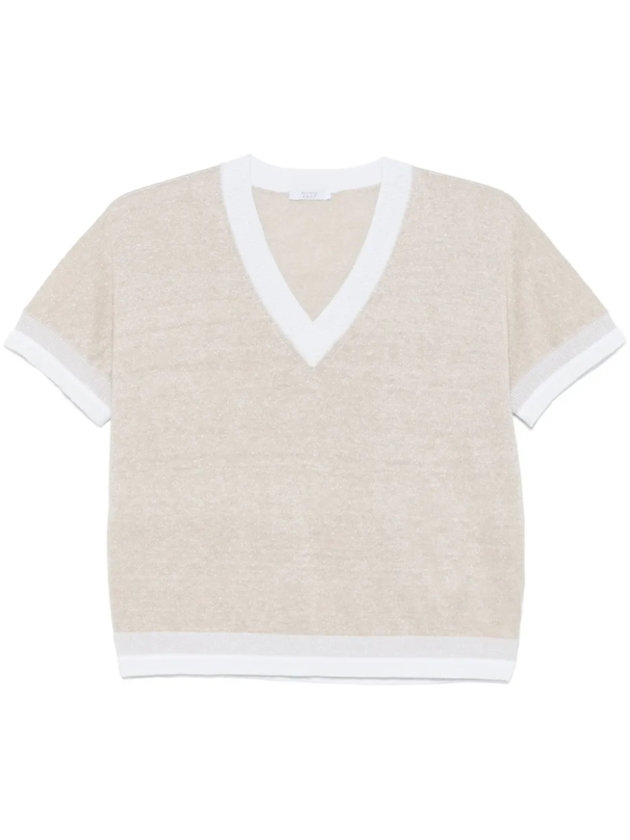 

Peserico топ с люрексом, нейтральный